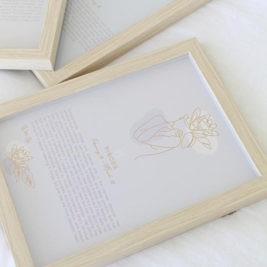 Homeware Splosh Frames | Splosh Mystique Framed Zodiac Print - Pisces