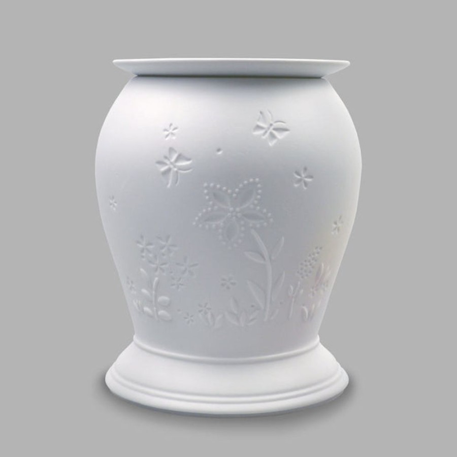 Home Fragrance Cello Electric Wax Melt Burners | Cello Porcelain Electric Wax Burner Barrel - Flower