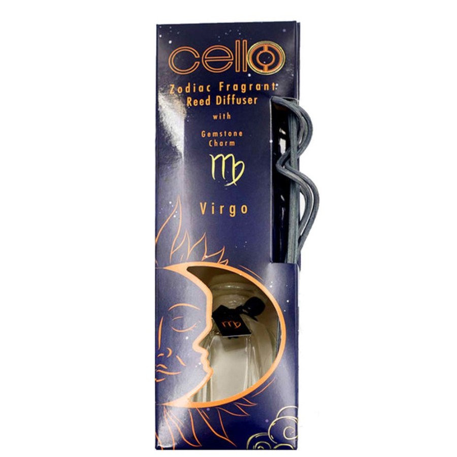 Home Fragrance Cello Reed Diffusers | Cello Zodiac Reed Diffuser - Virgo With Lazurite