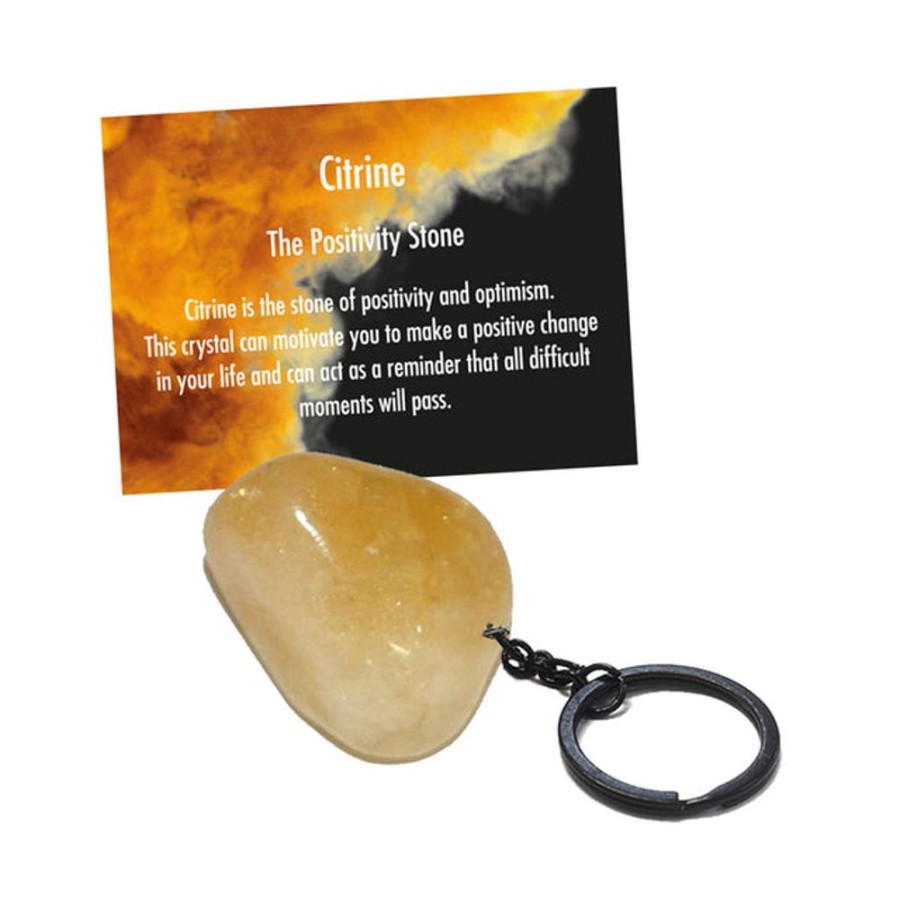 Jewellery & Accessories Cello | Cello Gemstone Keyrings - Citrine