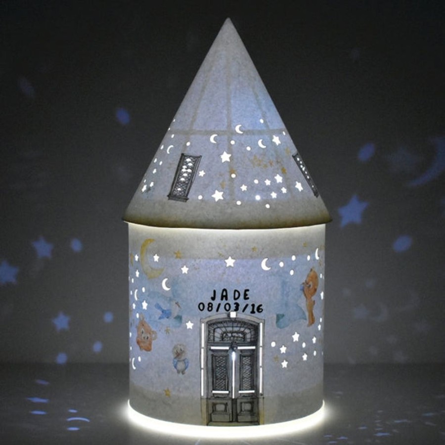 Homeware Splosh Light-Up Houses | Splosh Fairy House - Baby Boy Customisable