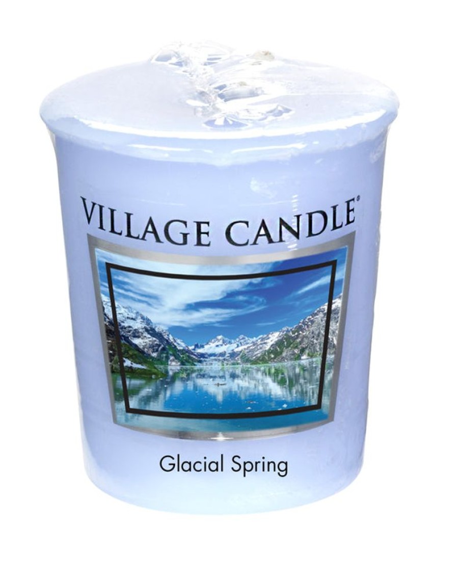 Home Fragrance Village Candle Votive Candles | Village Candle Votive - Glacial Spring