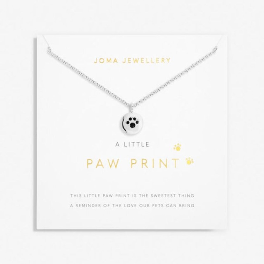 Jewellery & Accessories Joma Jewellery | Joma Jewellery - A Little Paw Print Necklace