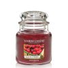 Home Fragrance Yankee Medium Candle Jars | Yankee Candle Black Cherry Medium Jar