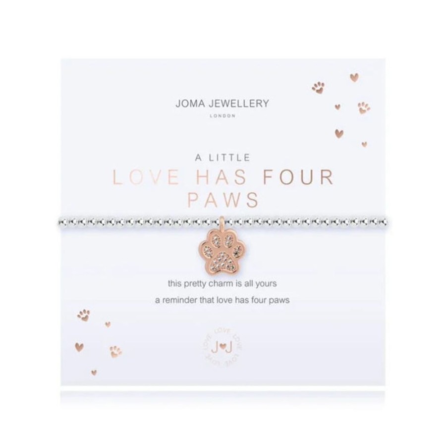 Jewellery & Accessories Joma Jewellery | Joma Jewellery Bracelet - A Little Love Has Four Paws