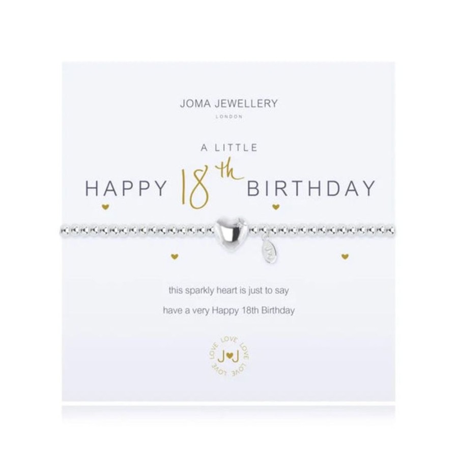 Jewellery & Accessories Joma Jewellery | Joma Jewellery Bracelet - Happy 18Th Birthday