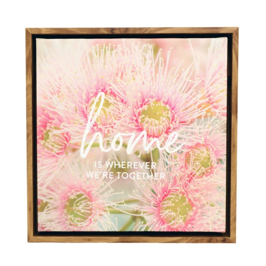 Homeware Splosh Frames | Splosh Flourish Home Framed Canvas - 34X34