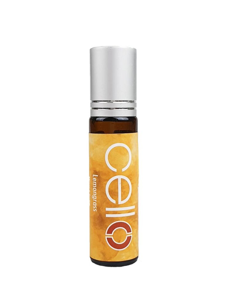 Home Fragrance Cello Roll-On Oils | Cello Essential Oil Roll On - Lemon Grass