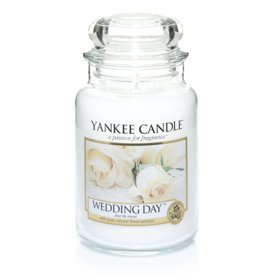 Home Fragrance Yankee Large Candle Jars | Yankee Candle Wedding Day Large Jar