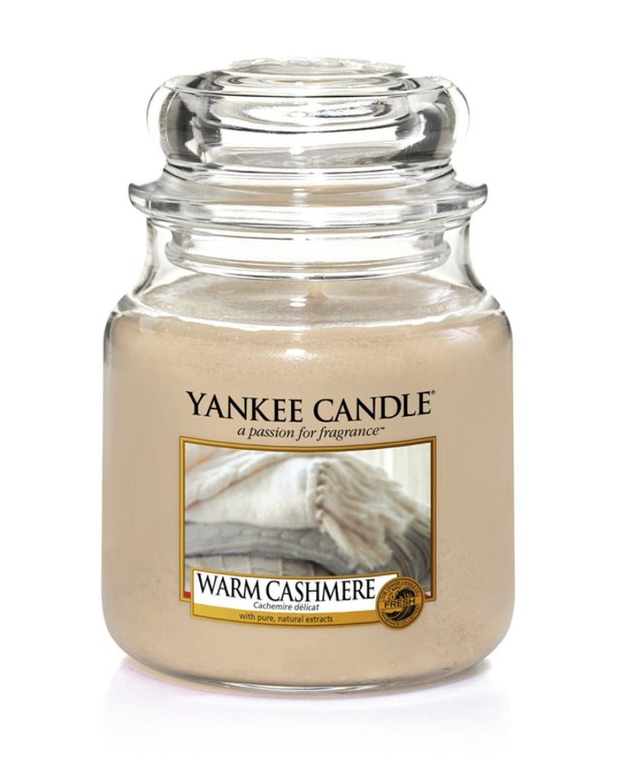 Home Fragrance Yankee Medium Candle Jars | Yankee Candle Medium Jar - Warm Cashmere