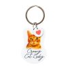 Jewellery & Accessories Splosh | Splosh Pet Keyring - Crazy Cat Lady