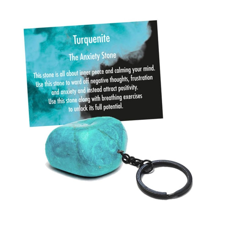 Jewellery & Accessories Cello | Cello Gemstone Keyrings - Turquenite