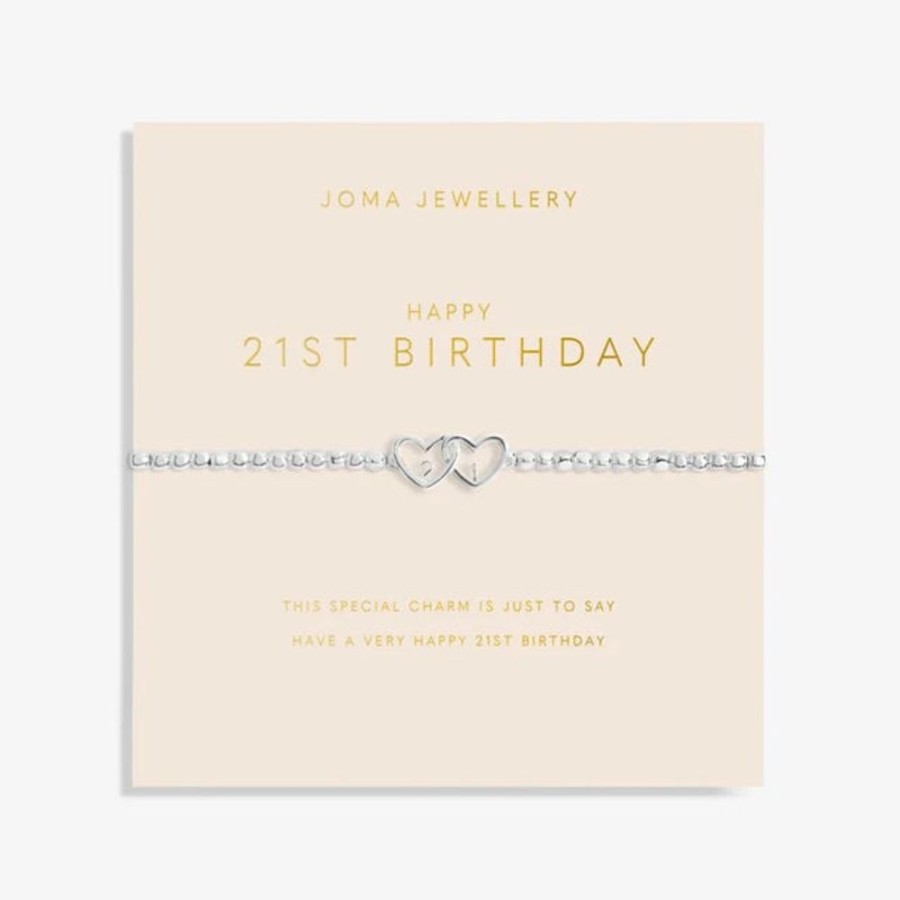 Jewellery & Accessories Joma Jewellery | Joma Jewellery - Forever Yours Happy 21St Birthday Bracelet