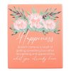 Homeware Splosh Plaques | Splosh - Botanica Happiness Verse