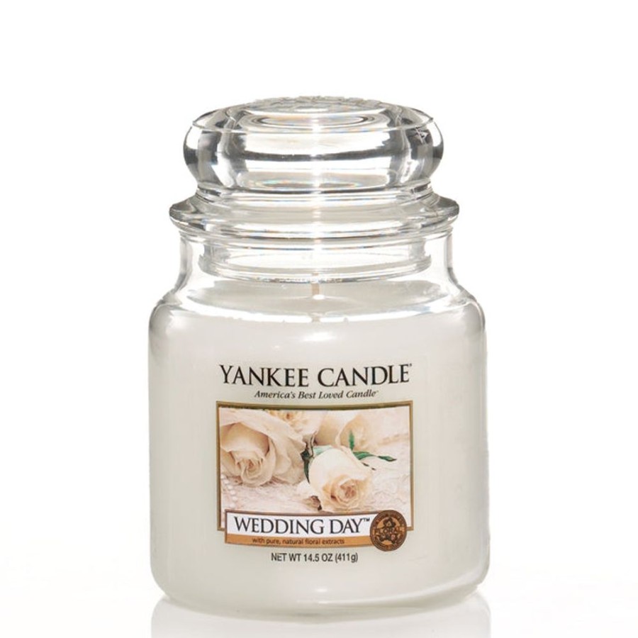 Home Fragrance Yankee Medium Candle Jars | Yankee Candle Wedding Day Medium Jar