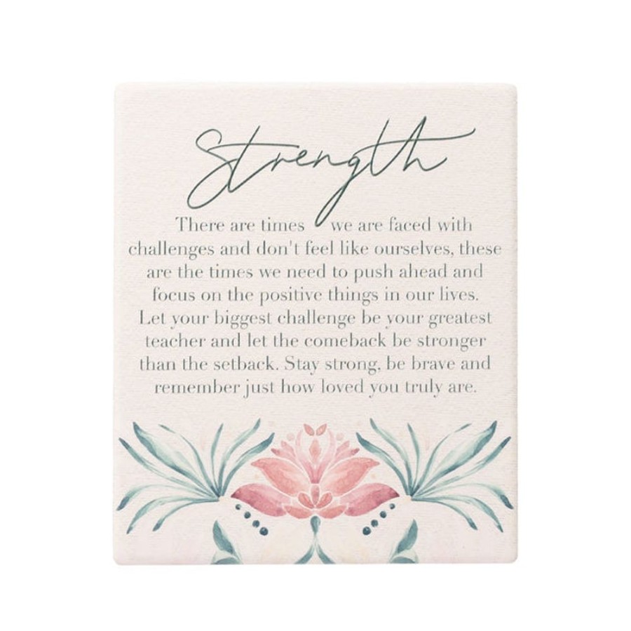 Homeware Splosh Plaques | Splosh Modern Oasis Strength Verse