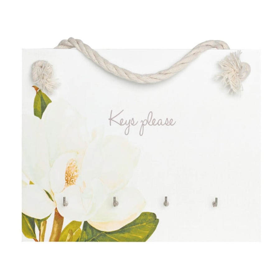 Homeware Splosh Plaques | Splosh Magnolia Hanging Sign - Keys Please