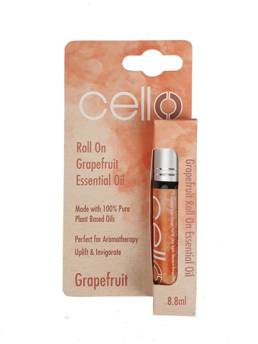 Home Fragrance Cello Roll-On Oils | Cello Essential Oil Roll On - Grapefruit