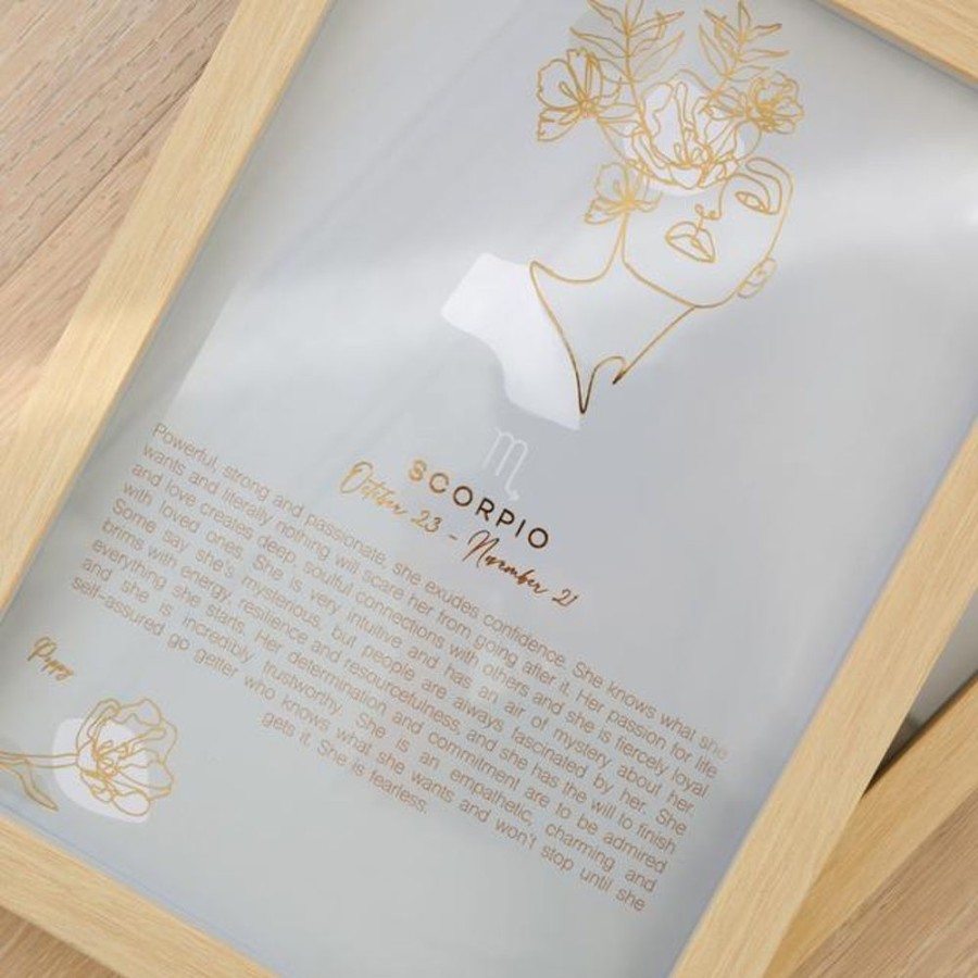 Homeware Splosh Frames | Splosh Mystique Framed Zodiac Print - Scorpio