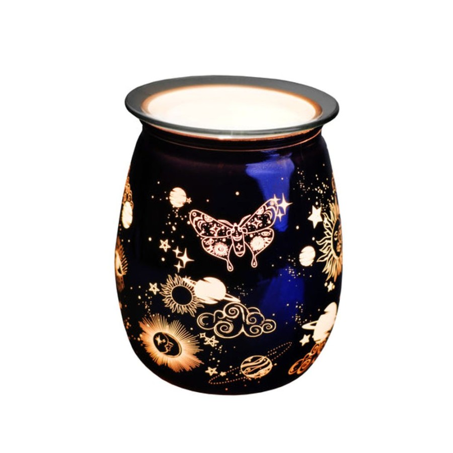 Homeware Cello Cello Lamps | Cello - Celestial Electric Wax Burner - Midnight