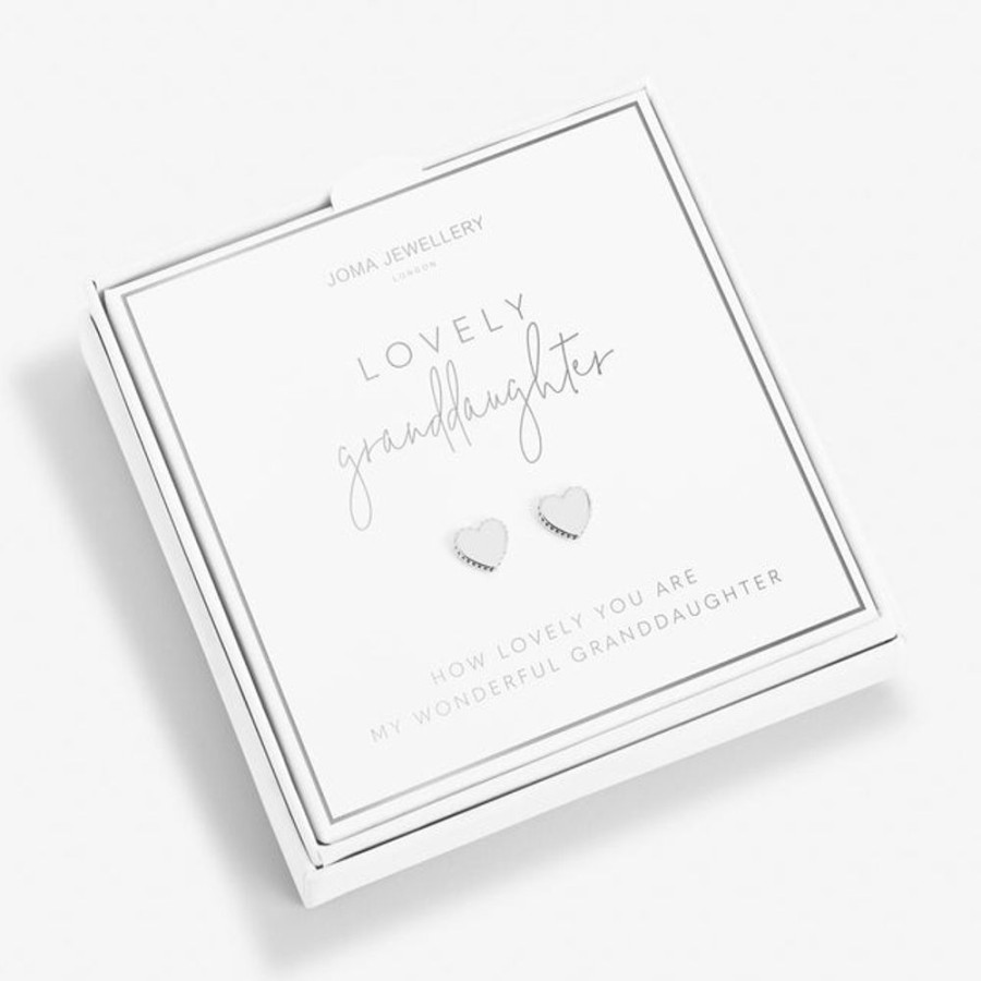 Jewellery & Accessories Joma Jewellery | Joma Jewellery Beautifully Boxed A Little 'Lovely Granddaughter' Earrings