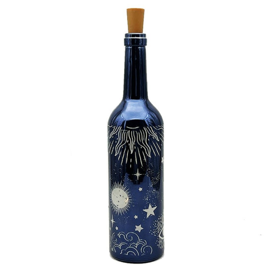 Homeware Cello Cello Lamps | Cello Celestial Midnight Blue Bottle Large - Lighting