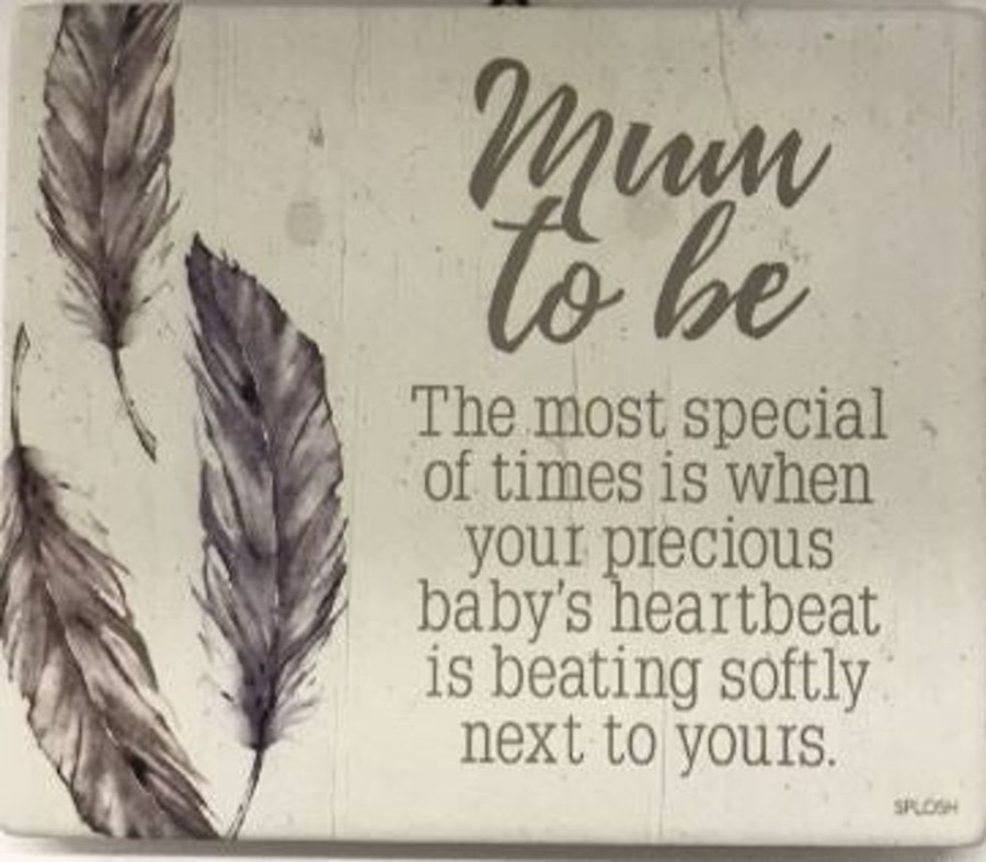 Homeware Splosh Plaques | Splosh Spirit 2 Verse - Mum To Be