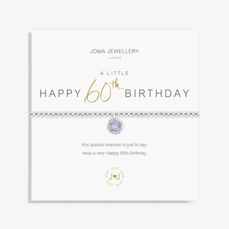 Jewellery & Accessories Joma Jewellery | Joma Jewellery Bracelet - A Little Happy 60Th Birthday