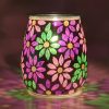 Home Fragrance Cello Electric Wax Melt Burners | Cello Electric Wax Burner - Mosaic Glass Pretty Petals