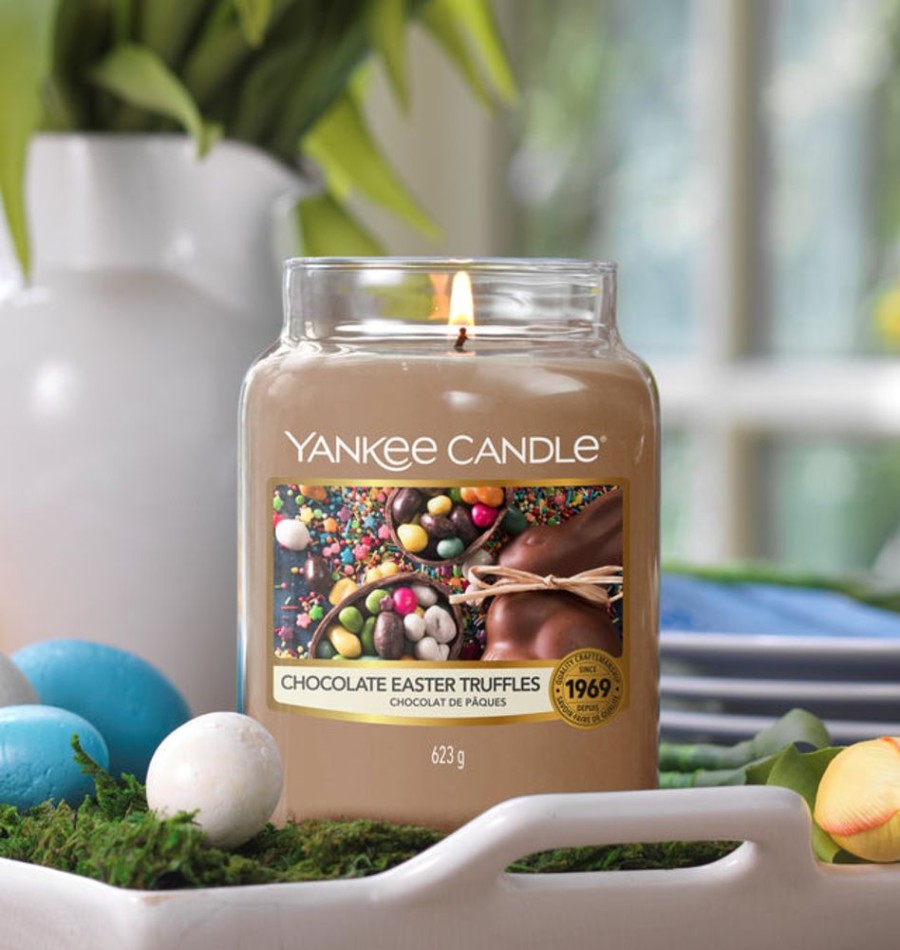 Home Fragrance Yankee Large Candle Jars | Yankee Candle Large Jar - Chocolate Easter Truffles