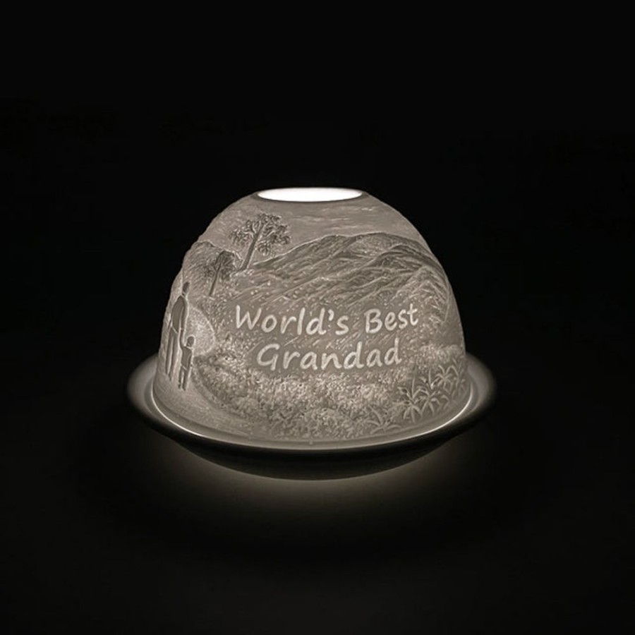 Home Fragrance Cello Tealight Domes | Cello Tealight Dome - Worlds Best Grandad