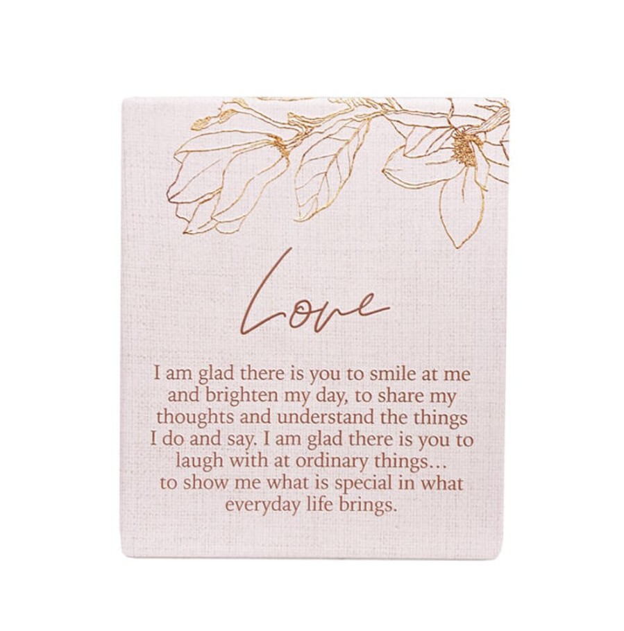 Homeware Splosh Plaques | Splosh Blossom Verse Love