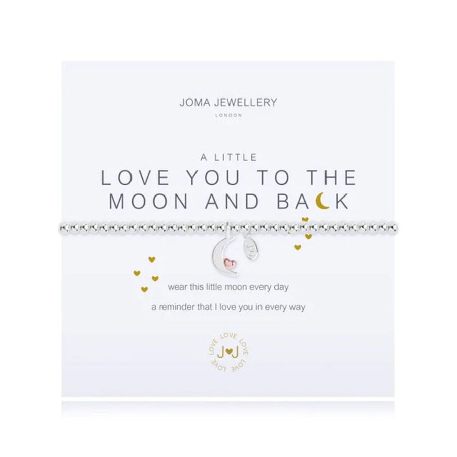 Jewellery & Accessories Joma Jewellery | Joma Jewellery - A Little Love You To The Moon And Back Bracelet