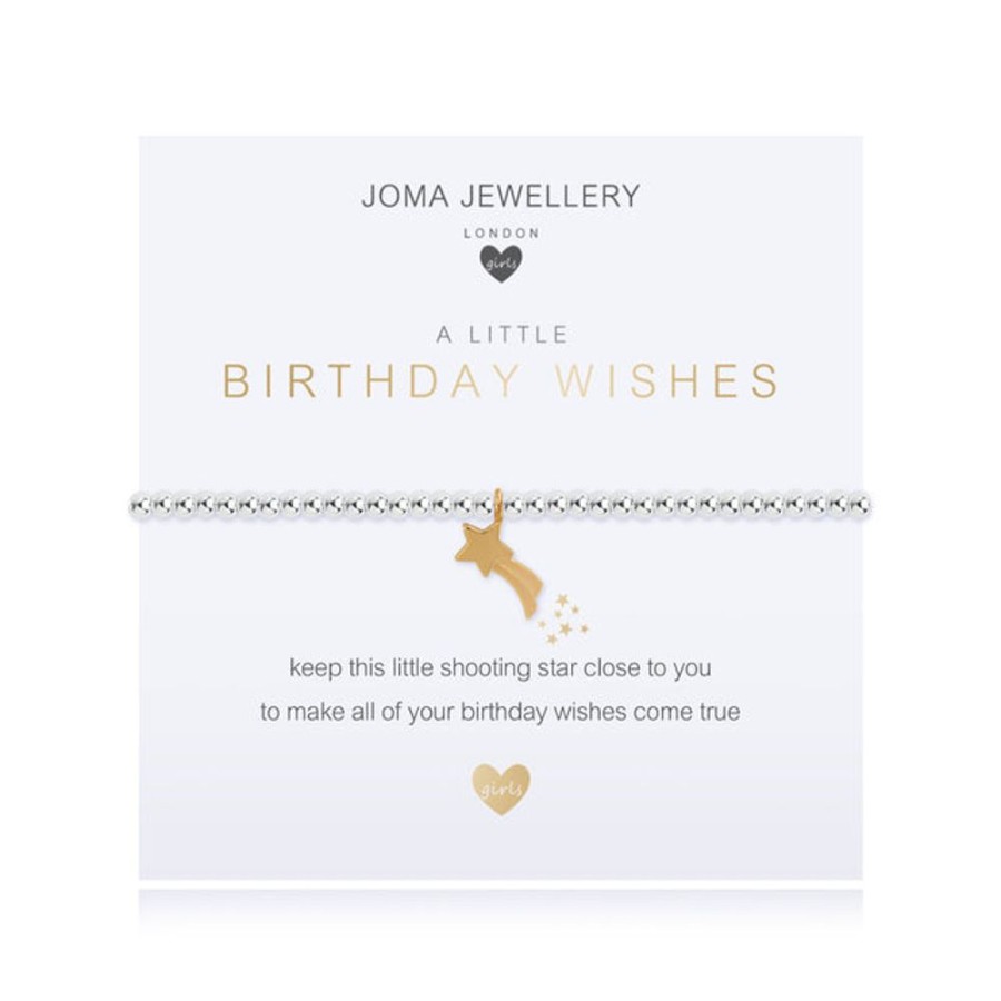 Jewellery & Accessories Joma Jewellery | Joma Jewellery Bracelet - Children'S A Little 'Birthday Wishes' Bracelet