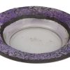 Home Fragrance Cello Candle Charger | Candle Charger - Purple Pebbles