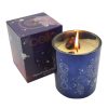 Homeware Cello Celestial Lamps | Wish Gemstone Candle With Blue Gold Stone | Ethereal Skies