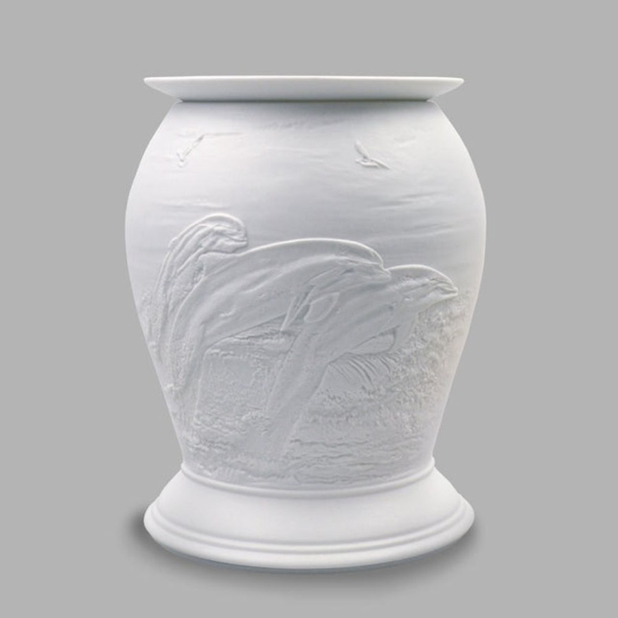 Home Fragrance Cello Electric Wax Melt Burners | Cello Porcelain Electric Wax Burner Barrel - Dolphin