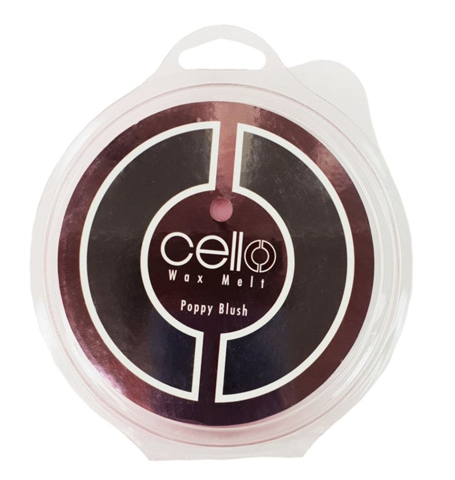 Home Fragrance Cello Wax Melts | Cello Wax Melt - Poppy Blush