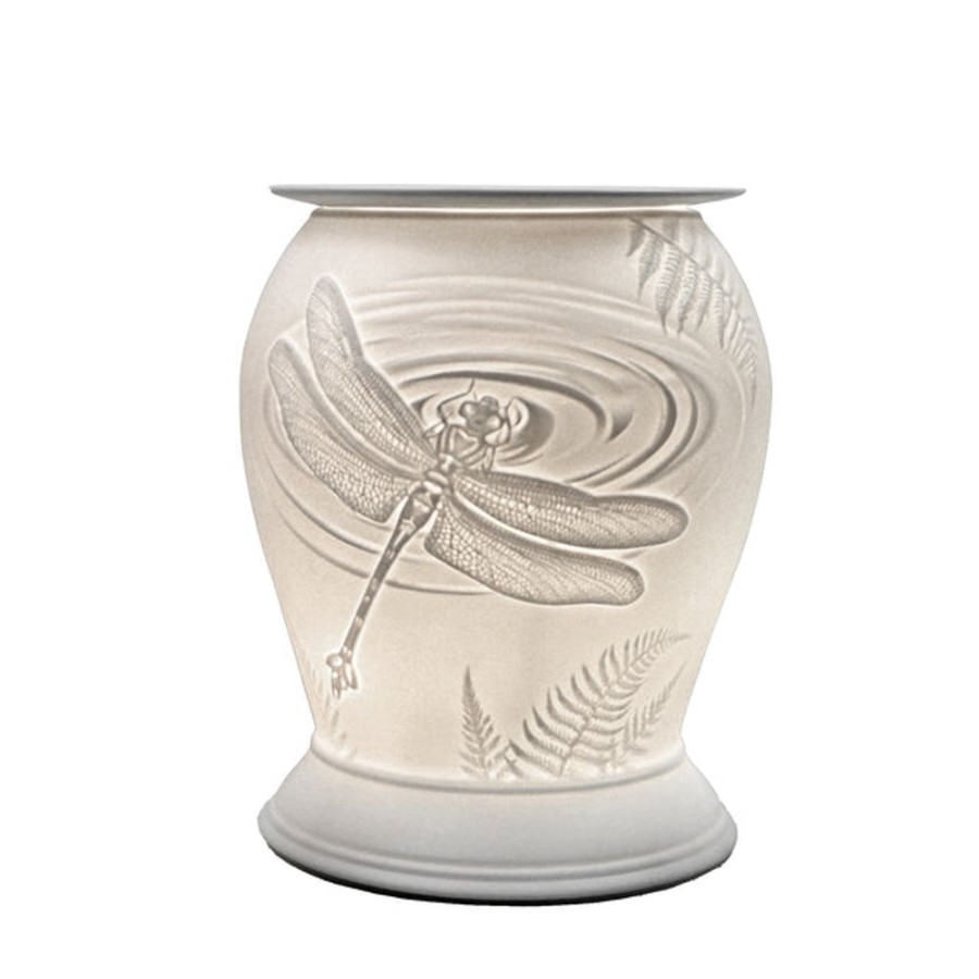 Home Fragrance Cello Electric Wax Melt Burners | Cello Porcelain Electric Wax Burner Barrel - Nature