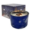 Homeware Cello Celestial Lamps | Large Serenity Gemstone Candle With Amethyst Gems