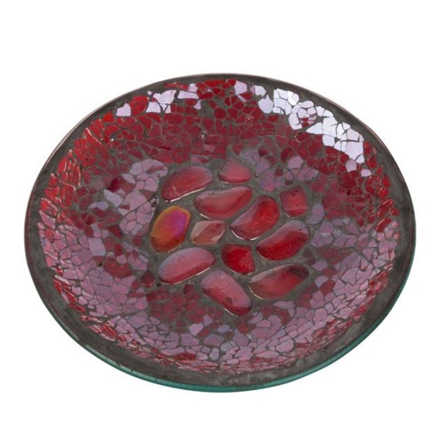 Home Fragrance Cello Candle Plate | Cello Candle Plate - Ruby Pebbles