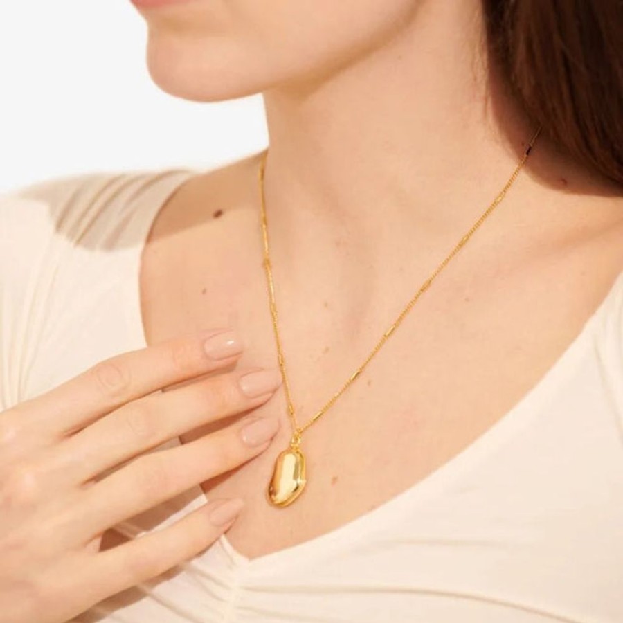 Jewellery & Accessories Joma Jewellery | Joma Jewellery - My Moments Lockets 'You'Ve Got This' Gold Necklace