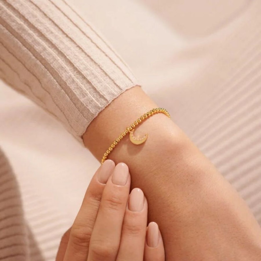 Jewellery & Accessories Joma Jewellery | Joma Jewellery - Gold A Little To The Moon And Back Bracelet