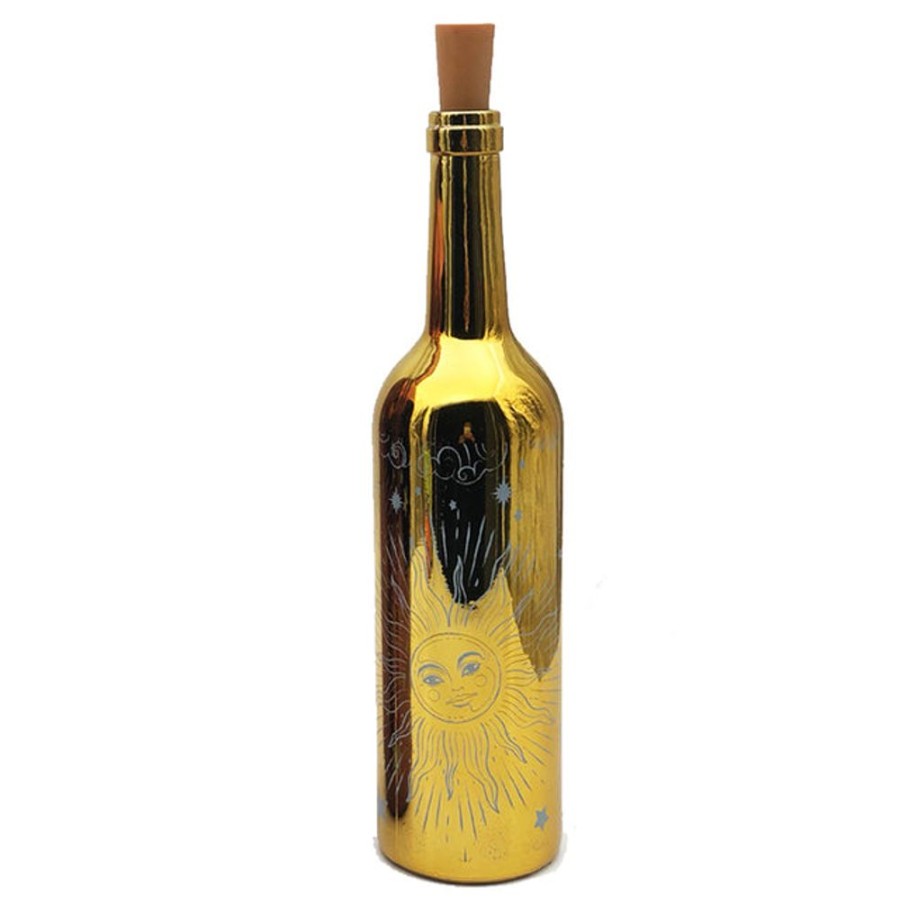 Homeware Cello Cello Lamps | Cello Celestial Gold Bottle - Large - Lighting