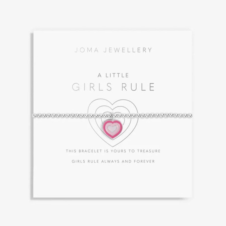 Jewellery & Accessories Joma Jewellery | Joma Jewellery - Childrens A Little Girls Rule Bracelet