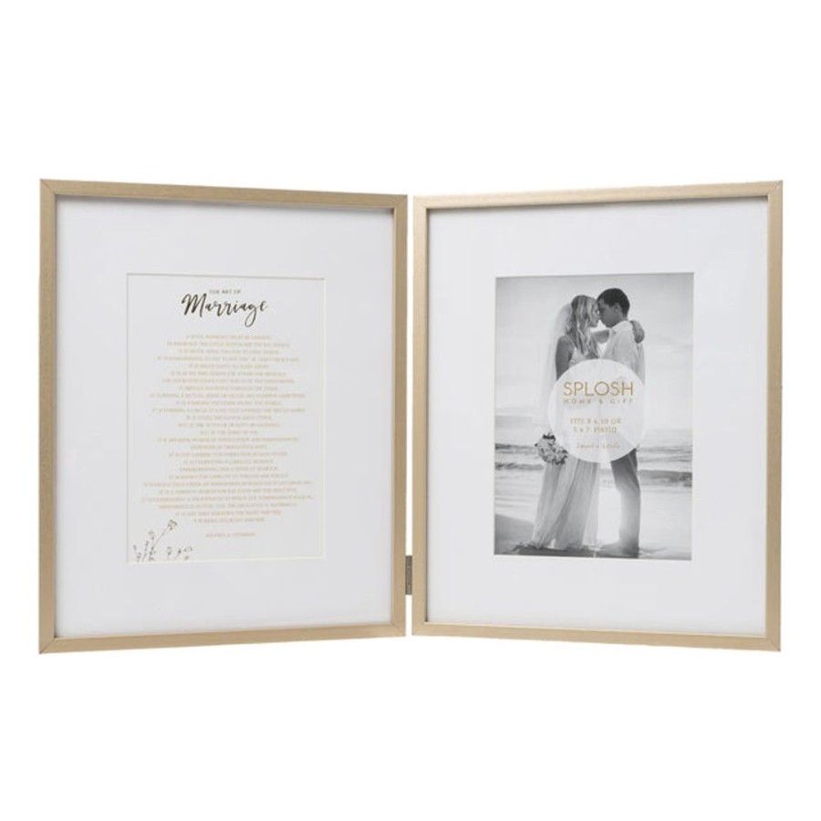 Homeware Splosh Frames | Splosh Wedding Art Of Marriage 5X7 Double Frame