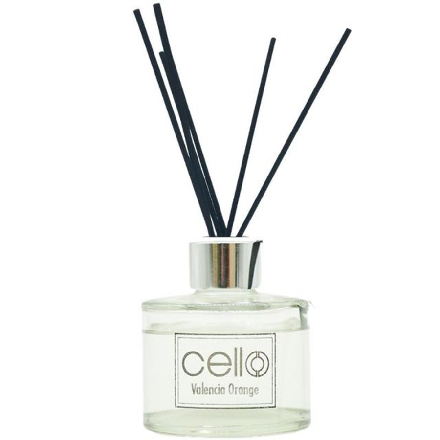 Home Fragrance Cello Reed Diffusers | Cello Fragrant Reed Diffuser - Valencia Orange