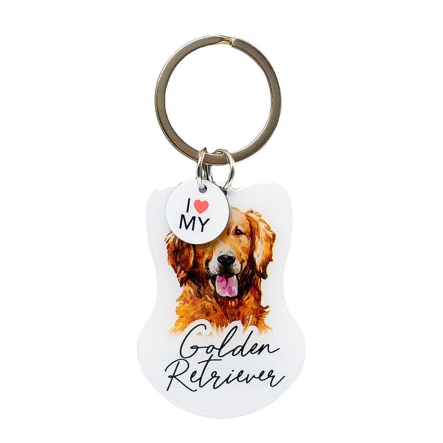 Jewellery & Accessories Splosh | Splosh Pet Keyring - Golden Retriever