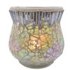 Home Fragrance Cello Tealight Holder | Cello Flared Tealight Holder - Glistening Glass