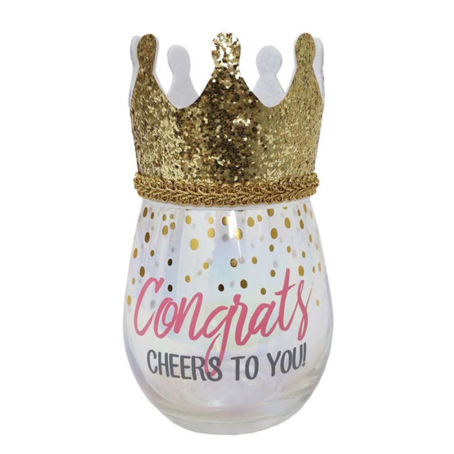 Homeware Splosh Wedding Glassware | Splosh Celebration Glass - Congrats